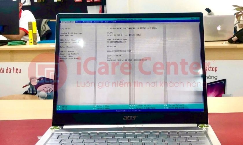 Laptop bị sọc màn hình