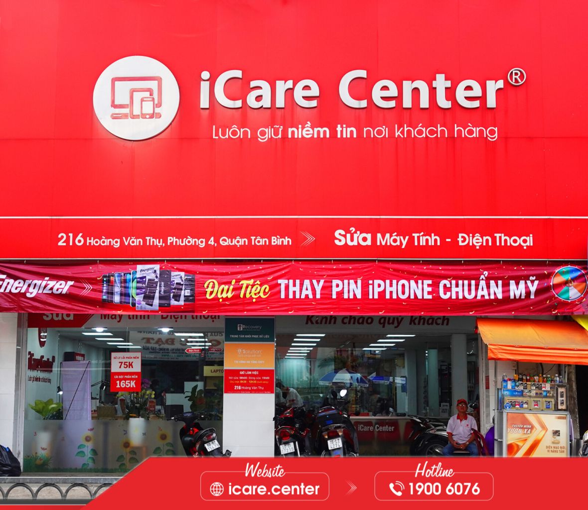 iCare Center thay bàn phím laptop tận nhà tiện lợi và nhanh chóng